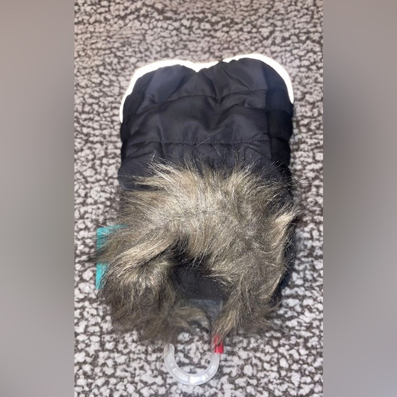 NWT WARM JACKET FOR DOGS W FLUORESCENT ESGES FOR PUPPY SIZE SMALL Winter jacket! - Picture 3 of 8